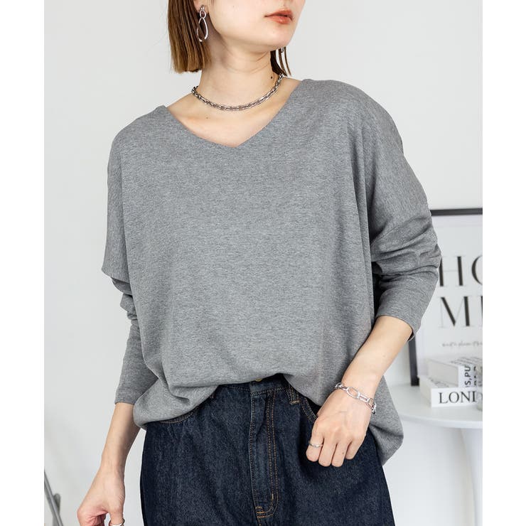 ドルマンスリーブVネックTシャツ レディース 大きいサイズ | JungleJalopy | 詳細画像39 