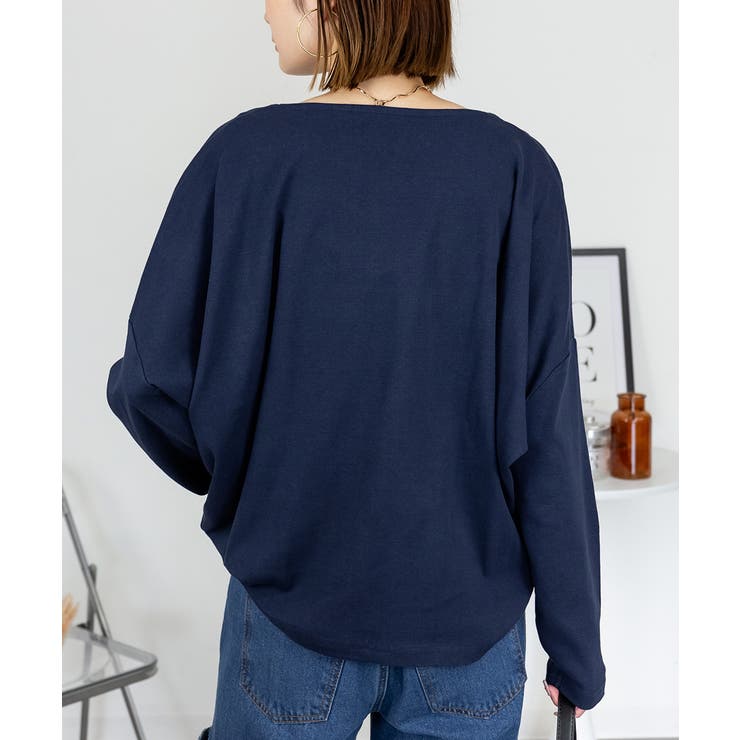 ドルマンスリーブVネックTシャツ レディース 大きいサイズ | JungleJalopy | 詳細画像47 