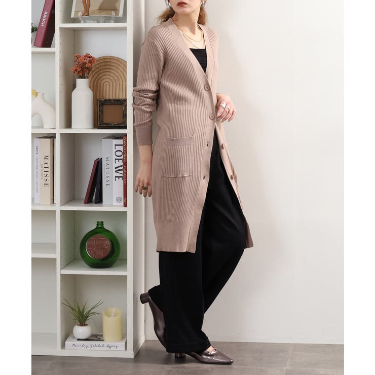 【M・L・LL・3L・4L】コットンニットロングカーディガン | JungleJalopy | 詳細画像16 