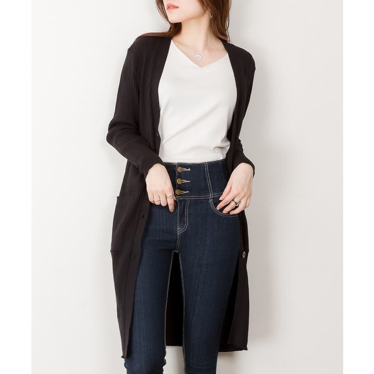 【M・L・LL・3L・4L】コットンニットロングカーディガン | JungleJalopy | 詳細画像34 