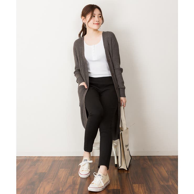 【M・L・LL・3L・4L】コットンニットロングカーディガン | JungleJalopy | 詳細画像49 