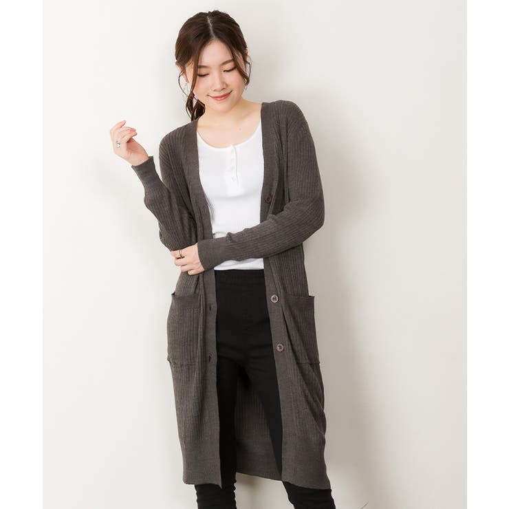【M・L・LL・3L・4L】コットンニットロングカーディガン | JungleJalopy | 詳細画像50 