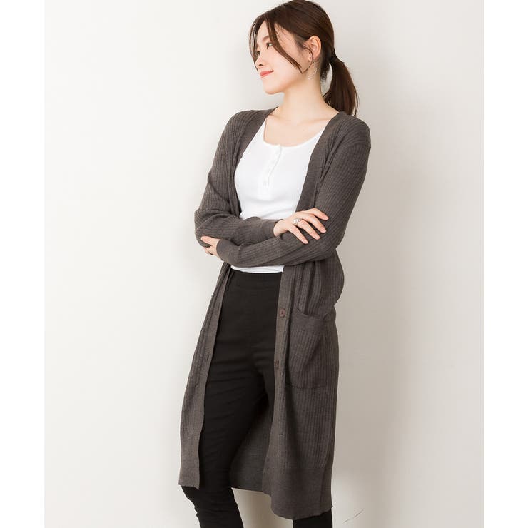 【M・L・LL・3L・4L】コットンニットロングカーディガン | JungleJalopy | 詳細画像52 