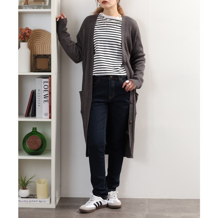 【M・L・LL・3L・4L】コットンニットロングカーディガン | JungleJalopy | 詳細画像54 