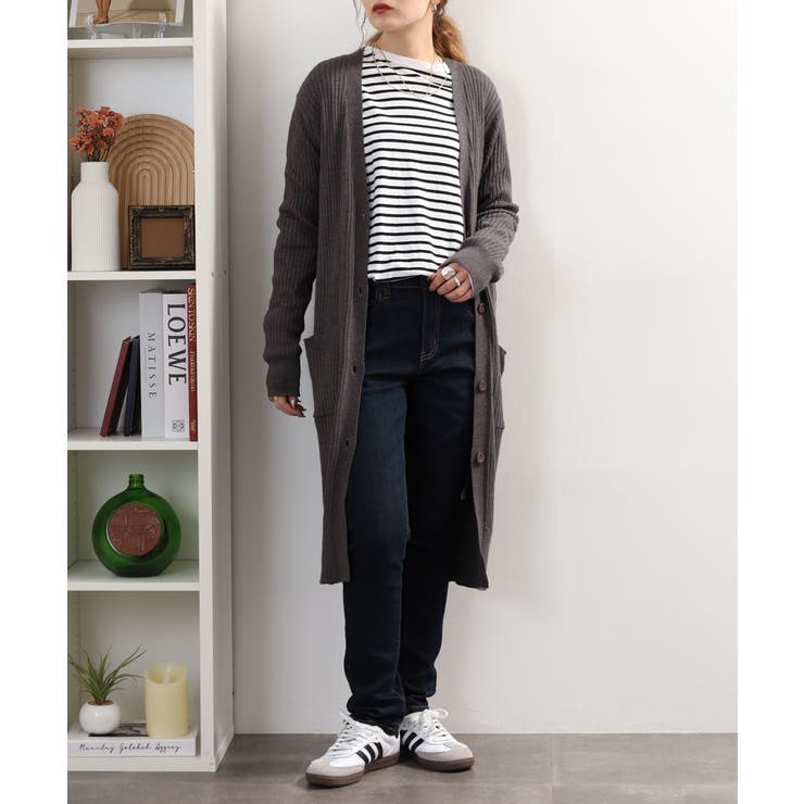 【M・L・LL・3L・4L】コットンニットロングカーディガン | JungleJalopy | 詳細画像55 