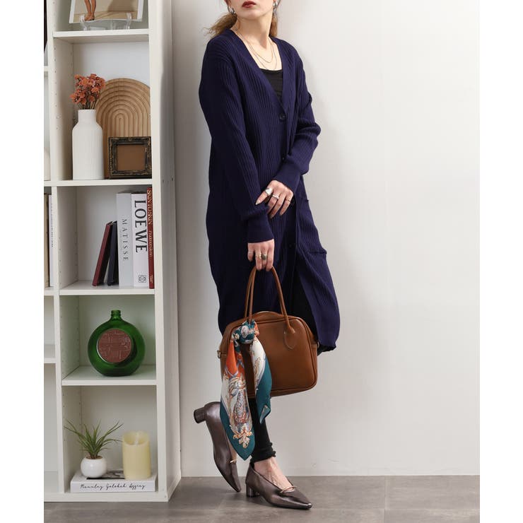 【M・L・LL・3L・4L】コットンニットロングカーディガン | JungleJalopy | 詳細画像70 