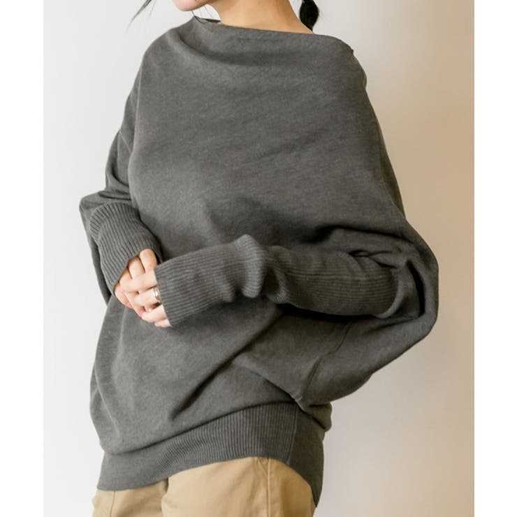 変形ボトルネックニット レディース 大きいサイズ | JungleJalopy | 詳細画像14 