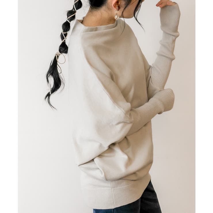 変形ボトルネックニット レディース 大きいサイズ | JungleJalopy | 詳細画像4 