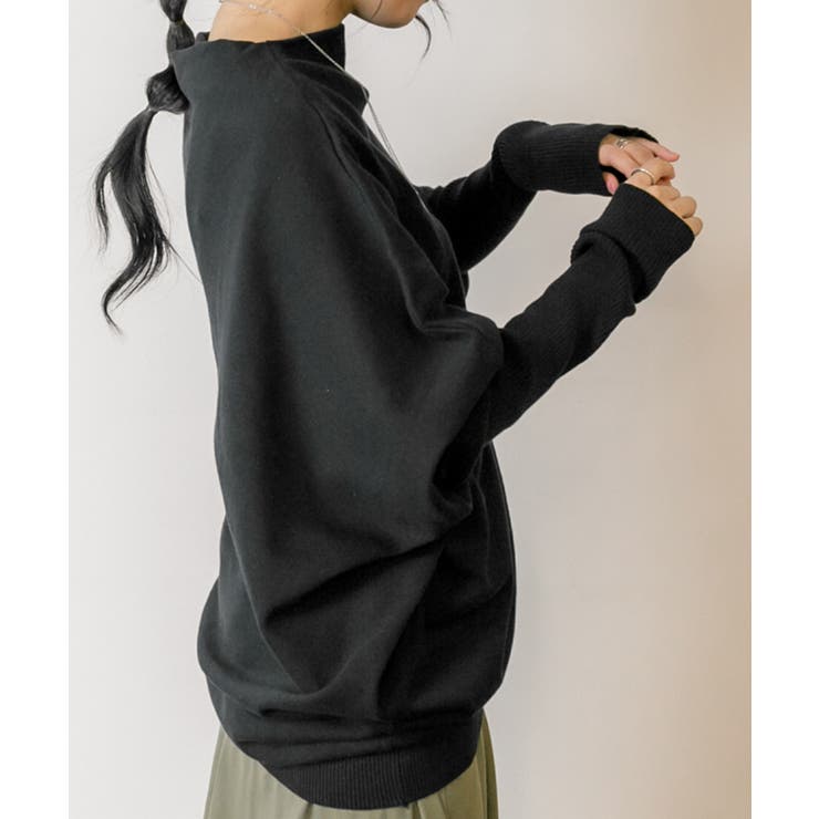 変形ボトルネックニット レディース 大きいサイズ | JungleJalopy | 詳細画像7 