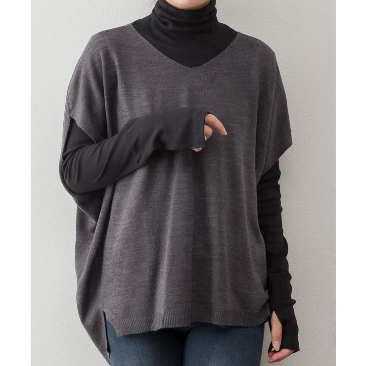 【M-L・LL-3L・4L-5L】バルーンVネックベスト | JungleJalopy | 詳細画像11 