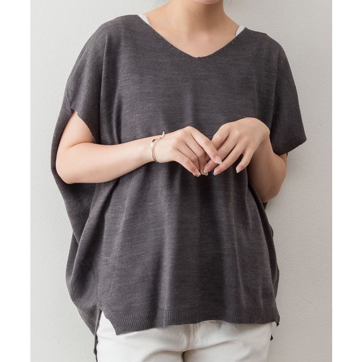 【M-L・LL-3L・4L-5L】バルーンVネックベスト | JungleJalopy | 詳細画像5 