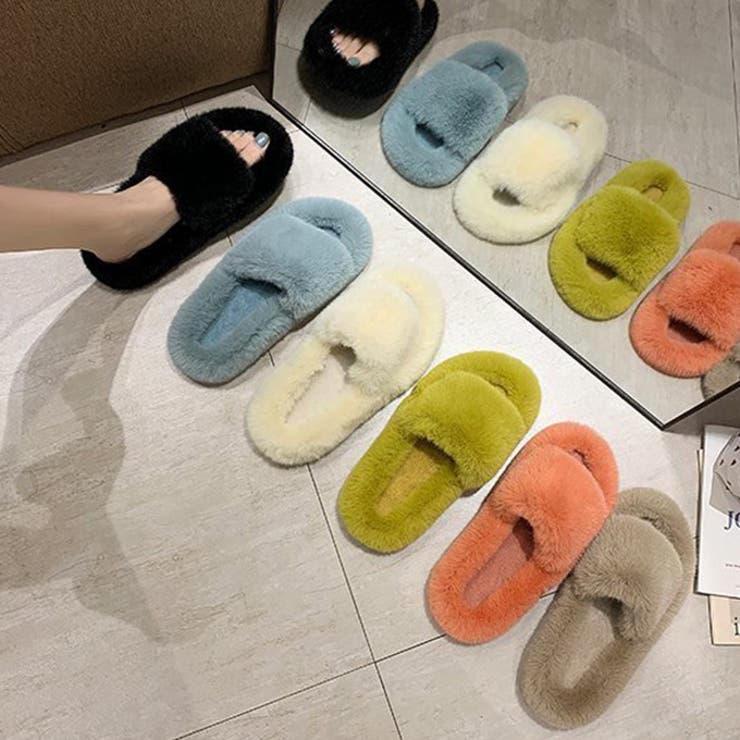 ファーサンダル レディース もこもこ | karei | 詳細画像19 