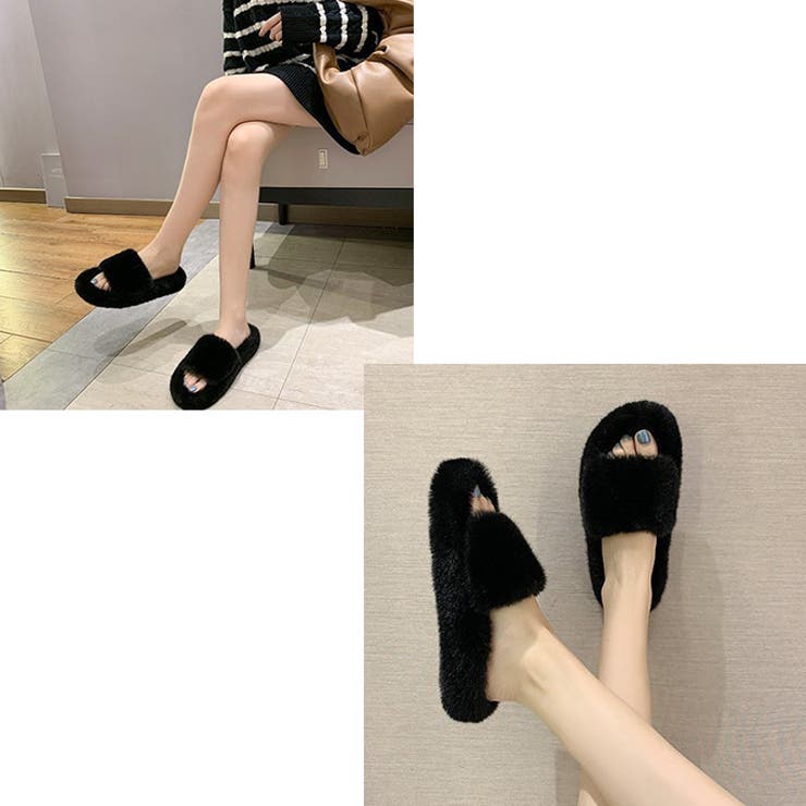 ファーサンダル レディース もこもこ | karei | 詳細画像21 