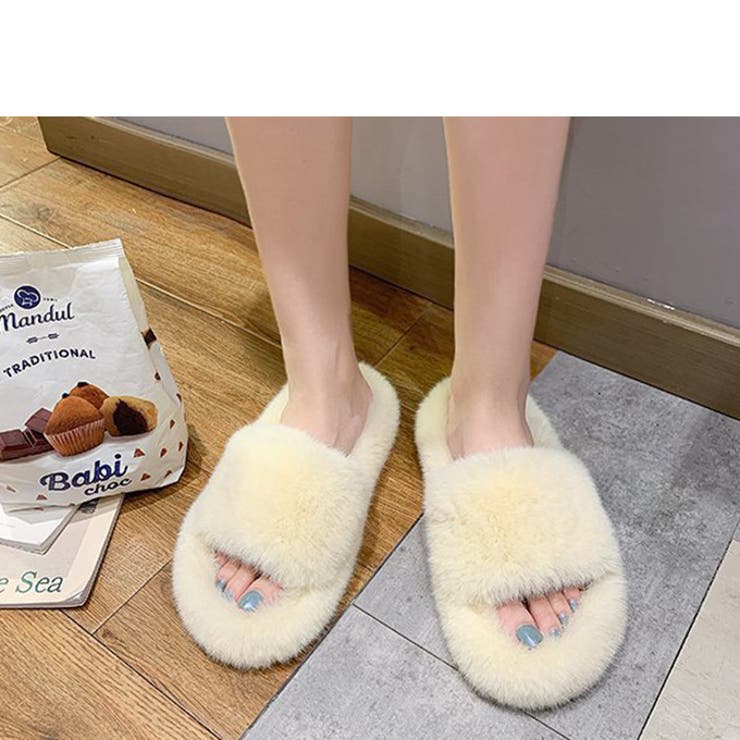 ファーサンダル レディース もこもこ | karei | 詳細画像8 