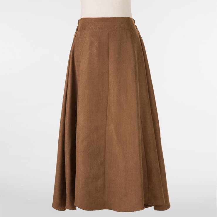 スカート スエードフレアスカート ロングスカート | karei | 詳細画像28 