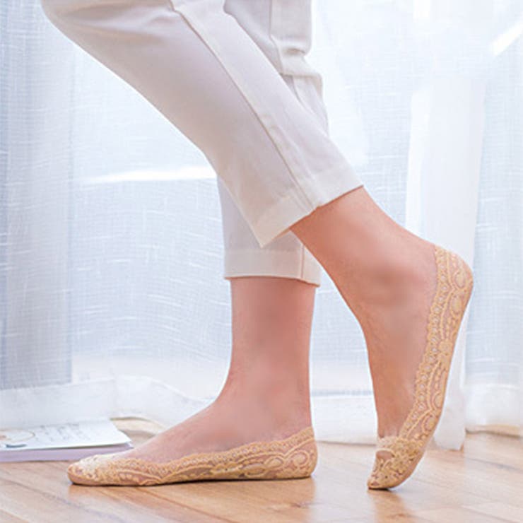 ベージュ4 | 4足セット レディース レース | karei