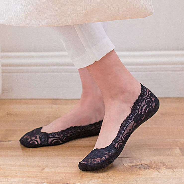 ブラック4 | 4足セット レディース レース | karei