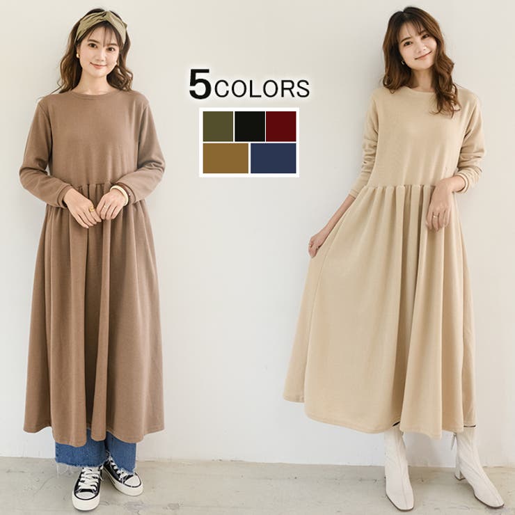 ワンピース レディース スウェット素材 | karei | 詳細画像1 