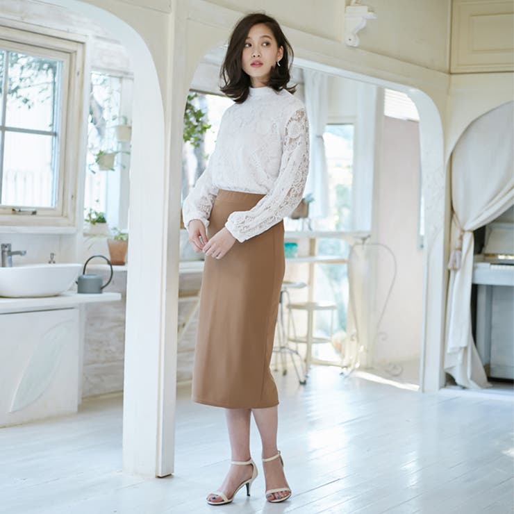 24SS【FENDI】スカート ブラウンペカンシルク ペンシル ドレープ 24SS【FENDI】スカート ブラウンペカンシルク ペンシル ドレープ