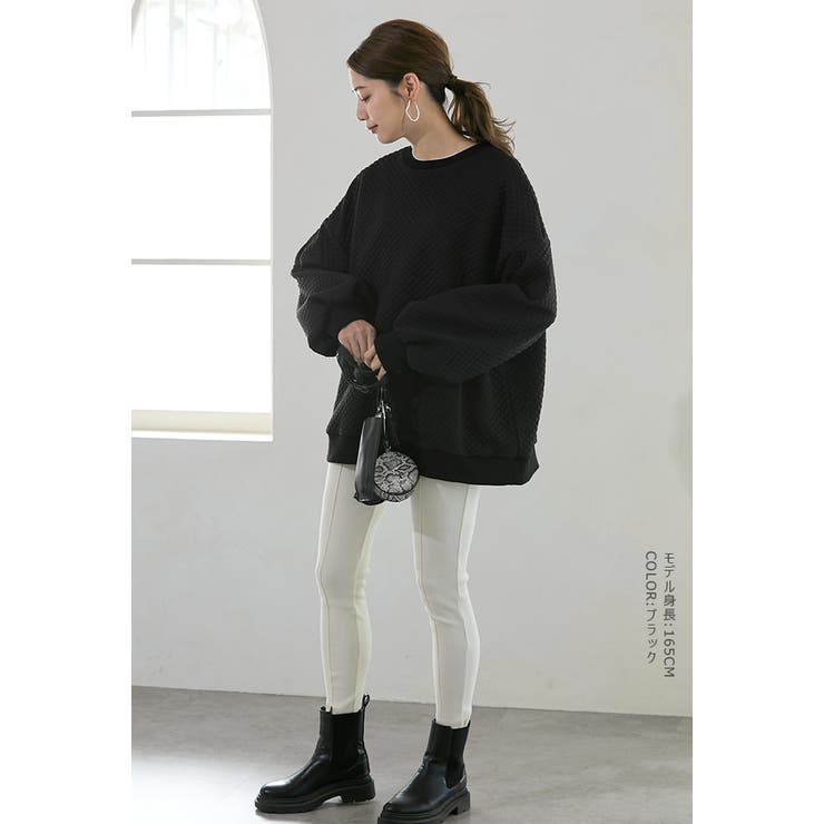 キルティングプルオーバー スウェット[品番：KRIW0001627]｜karei