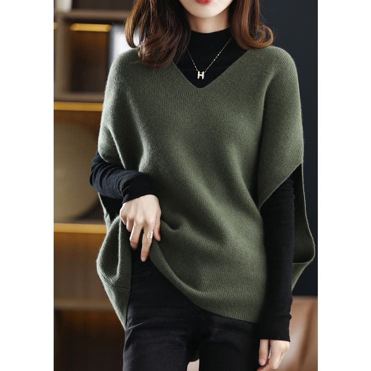 ニットベスト オーバーサイズ | karei | 詳細画像13 