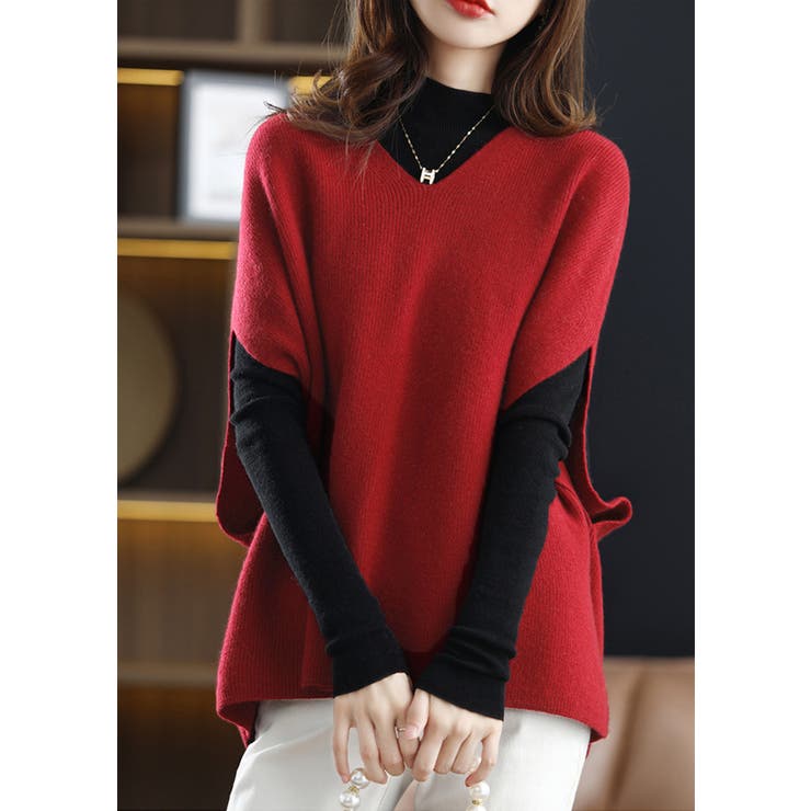 ニットベスト オーバーサイズ | karei | 詳細画像9 