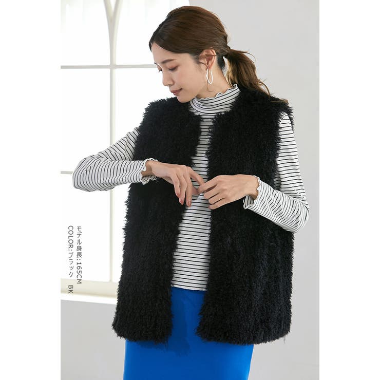 ファー ベスト フェイクファー | karei | 詳細画像19 