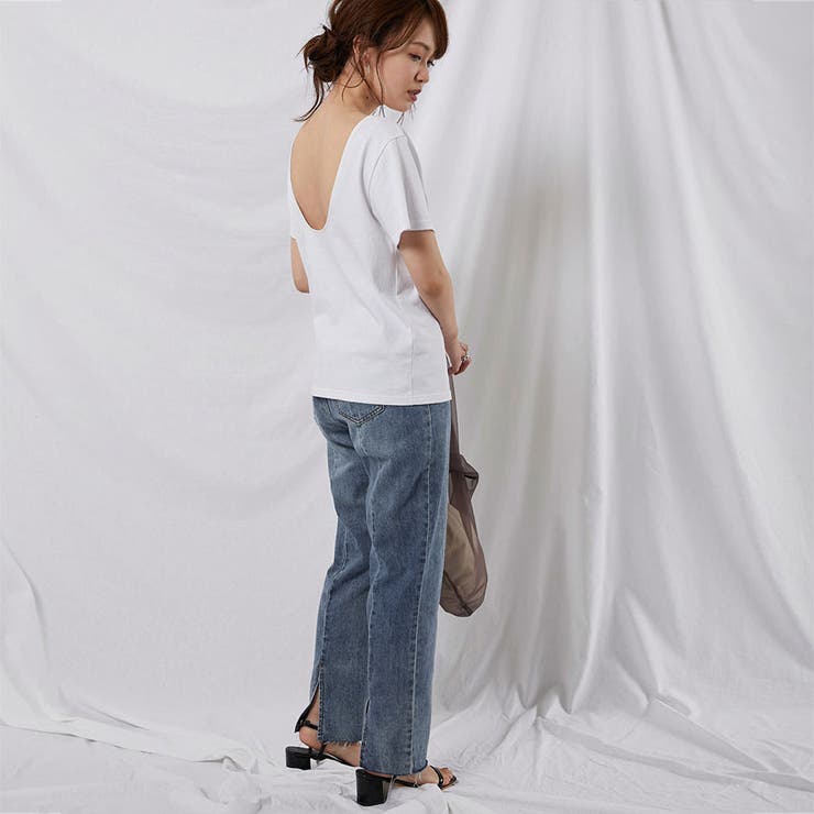 デニムパンツ レディース バックスリット | karei | 詳細画像12 