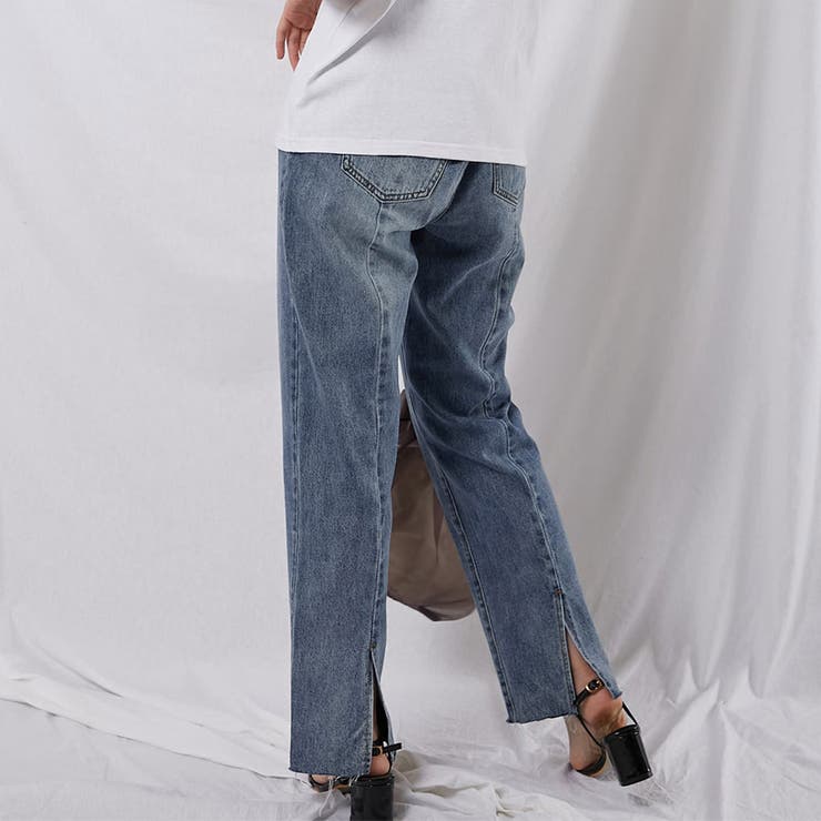 デニムパンツ レディース バックスリット | karei | 詳細画像13 