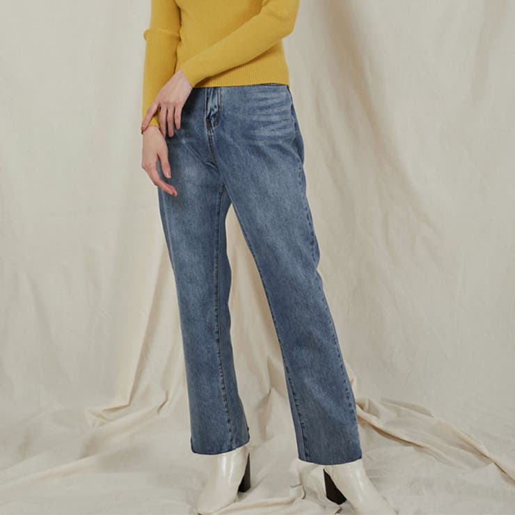 デニムパンツ レディース バックスリット | karei | 詳細画像16 