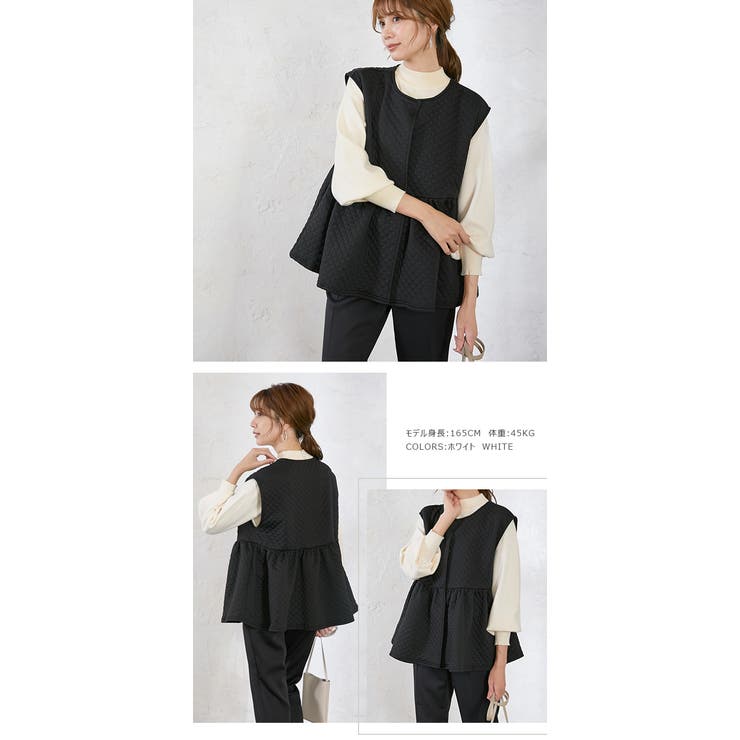 パールつきボトルネックニット ボリュームスリーブ | karei | 詳細画像23 