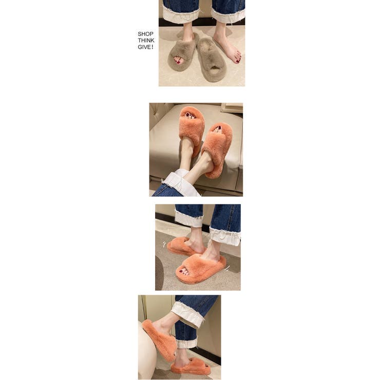 ファースリッパサンダル  | karei | 詳細画像6 