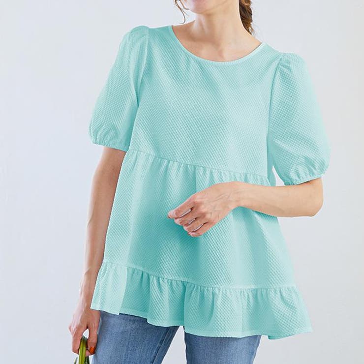 凹凸感 ジャガード ブラウス | karei | 詳細画像12 