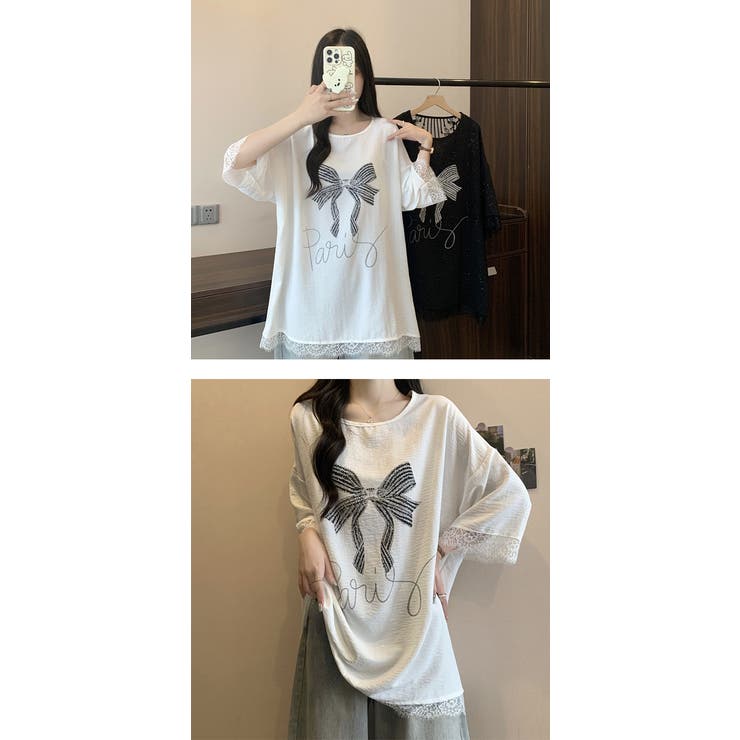 チュニックトップス Tシャツ レディース | karei | 詳細画像14 