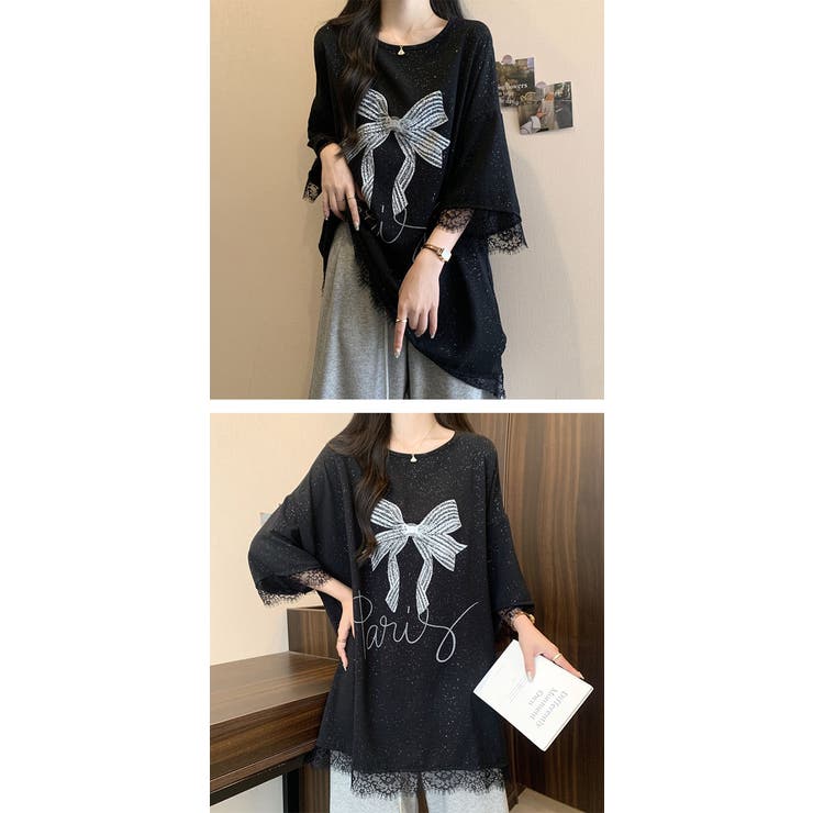 チュニックトップス Tシャツ レディース | karei | 詳細画像16 