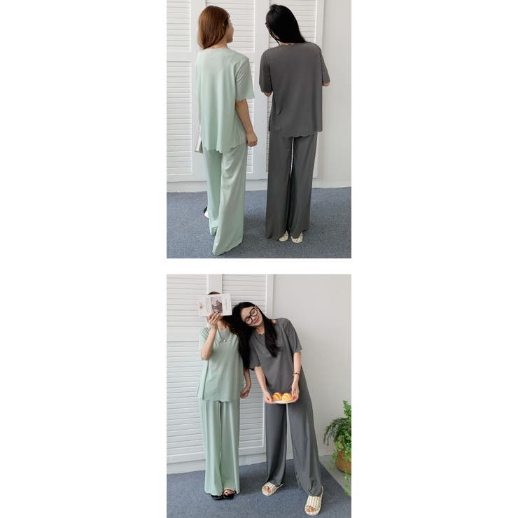 【2点セット】腹巻き さらてろパジャマ ルームウェア | karei | 詳細画像11 