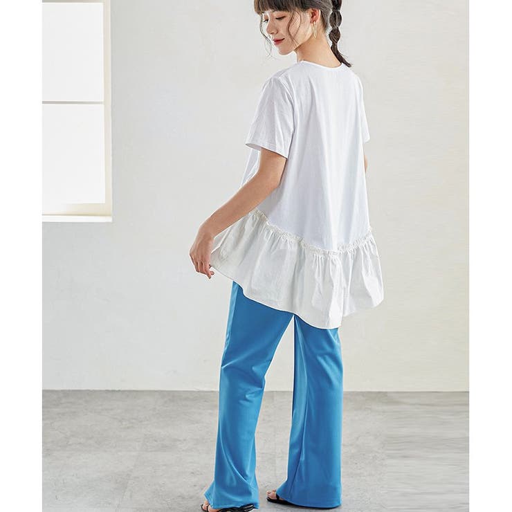 夏 バッグフレアカットソー レディース | karei | 詳細画像3 