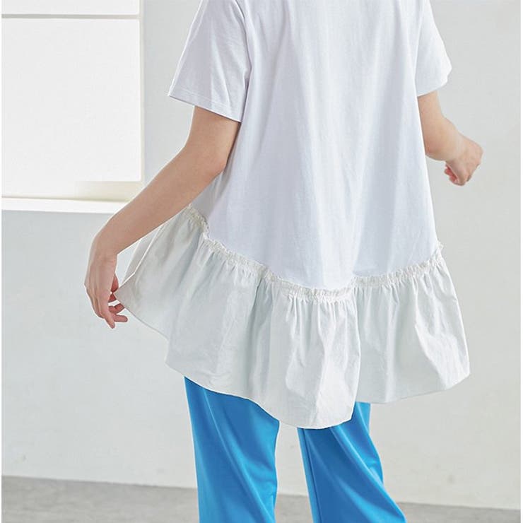 夏 バッグフレアカットソー レディース | karei | 詳細画像4 