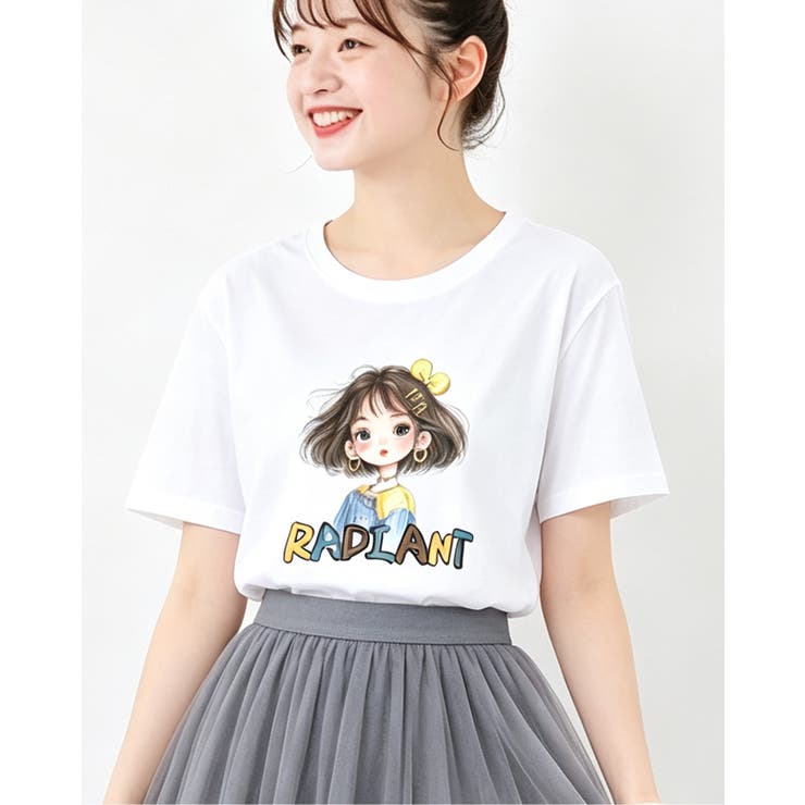 綿100％ Tシャツ レディース | karei | 詳細画像13 