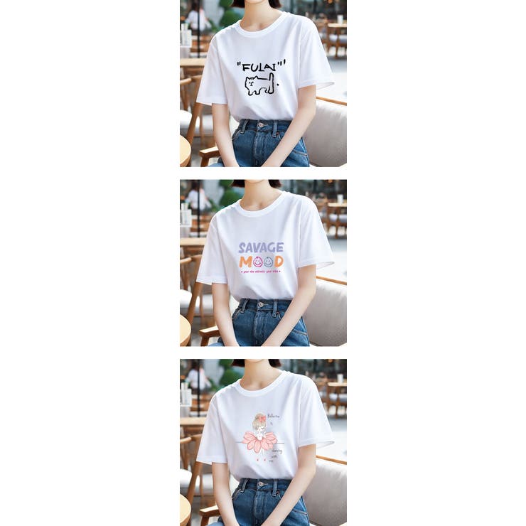 綿100％ Tシャツ レディース | karei | 詳細画像8 