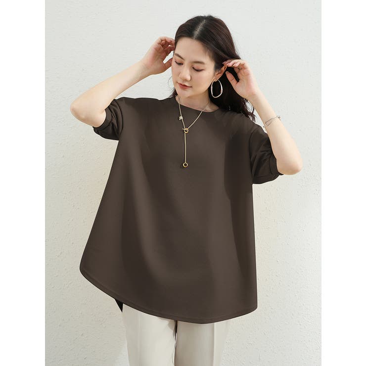 ワッフルカットソー Tシャツ ぽわん袖 | karei | 詳細画像35 