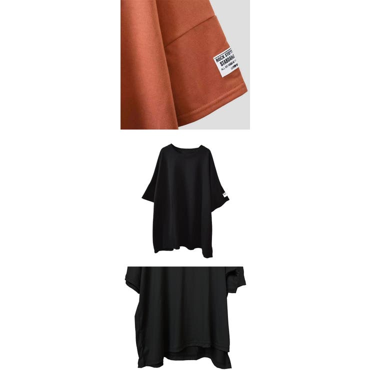 チュニックTシャツ ロングT ロゴ | karei | 詳細画像19 