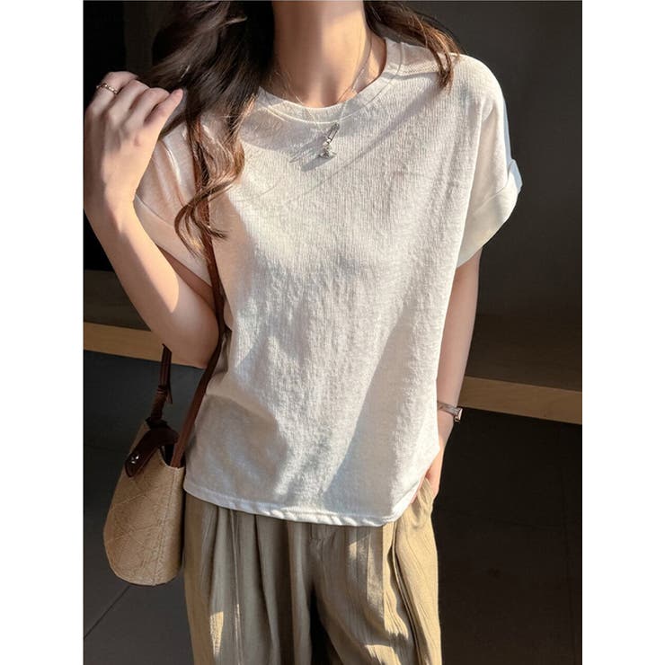 夏服 Tシャツ 綿混Tシャツ | karei | 詳細画像12 