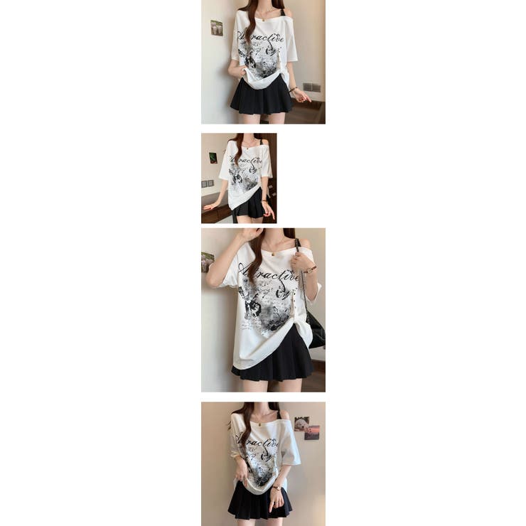 コットン100% 半袖tシャツ レディース | karei | 詳細画像10 