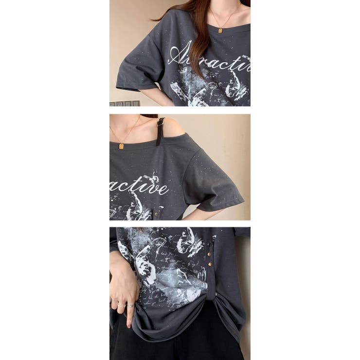 コットン100% 半袖tシャツ レディース | karei | 詳細画像14 