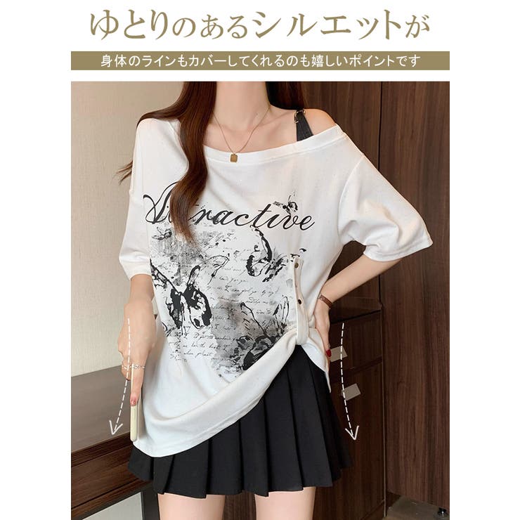 コットン100% 半袖tシャツ レディース | karei | 詳細画像6 
