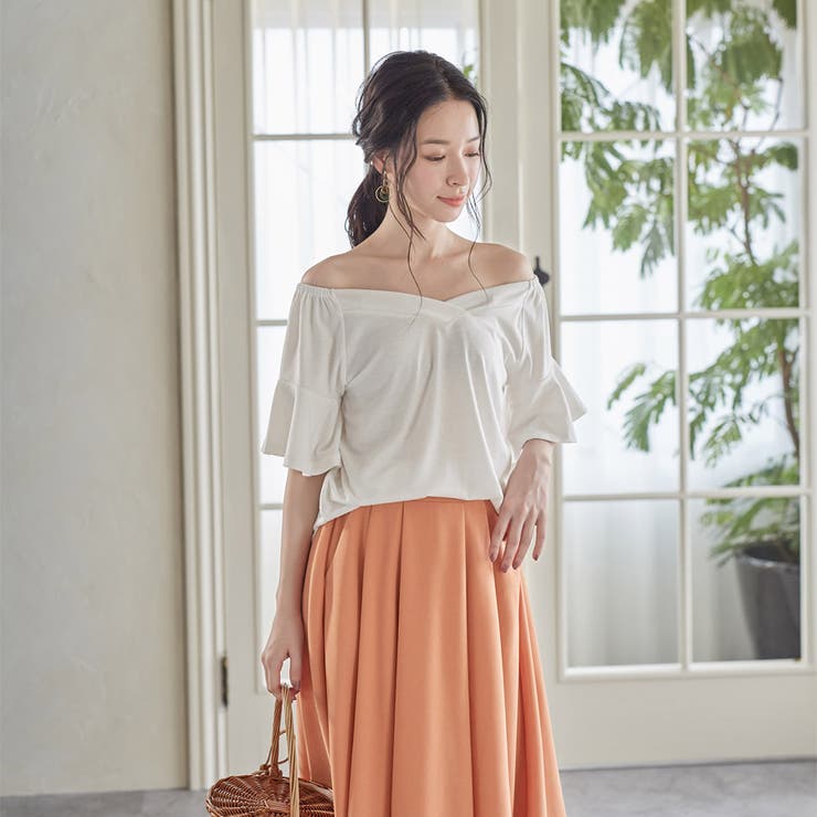 半袖シャツ 2way オフショルダー 品番 Kriw Karei カレイ のレディースファッション通販 Shoplist ショップリスト