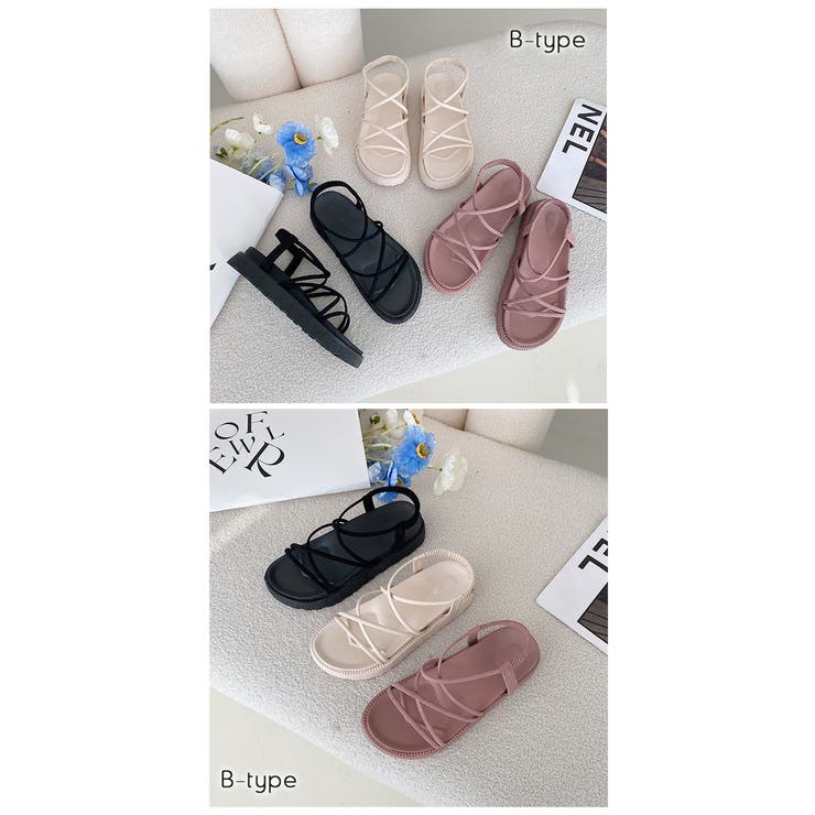 クロスラインサンダル | karei | 詳細画像13 