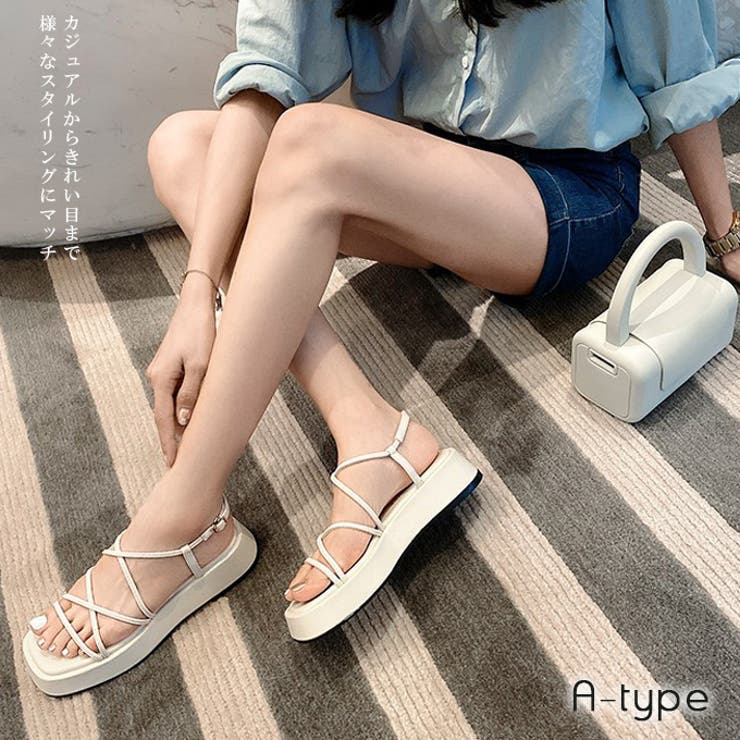クロスラインサンダル | karei | 詳細画像4 