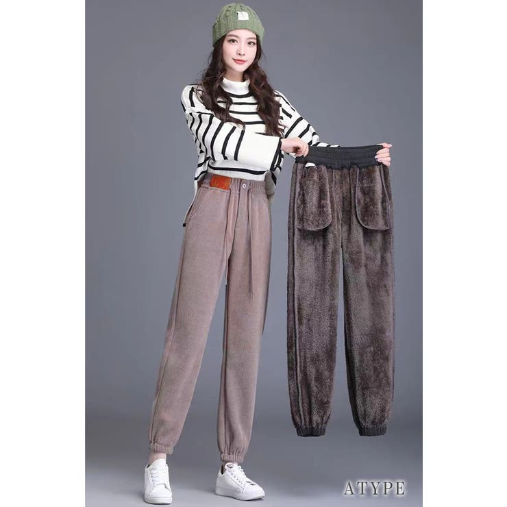 コーデュロイジョガーパンツ 裏起毛 | karei | 詳細画像10